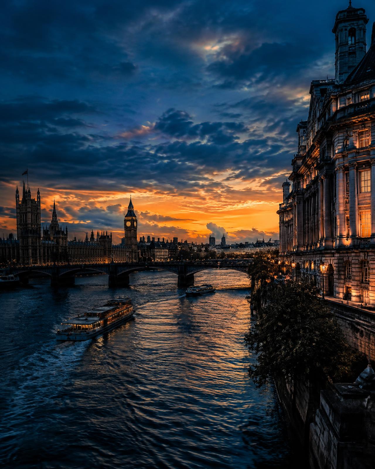 Vista cinematográfica de Londres